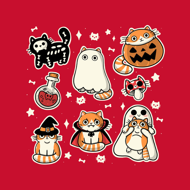 Meow Halloween-Unisex-Basic-Tee-Freecheese