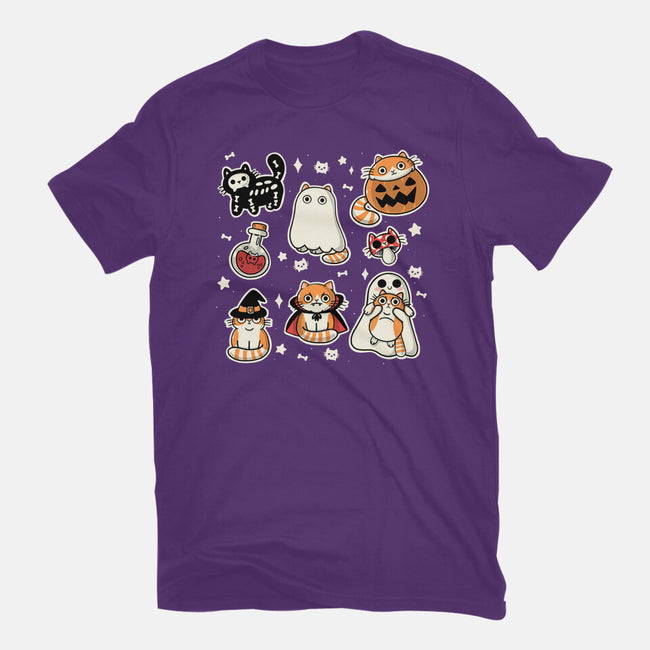 Meow Halloween-Womens-Basic-Tee-Freecheese