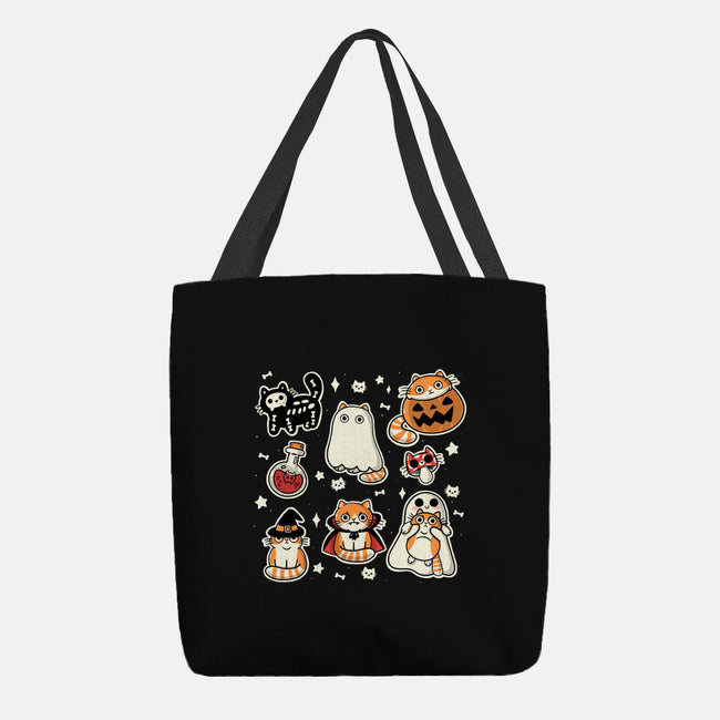 Meow Halloween-None-Basic Tote-Bag-Freecheese