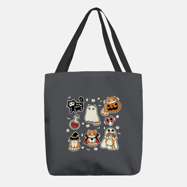 Meow Halloween-None-Basic Tote-Bag-Freecheese