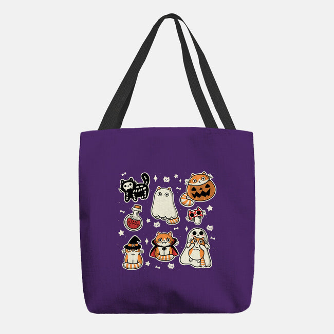 Meow Halloween-None-Basic Tote-Bag-Freecheese