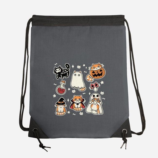 Meow Halloween-None-Drawstring-Bag-Freecheese