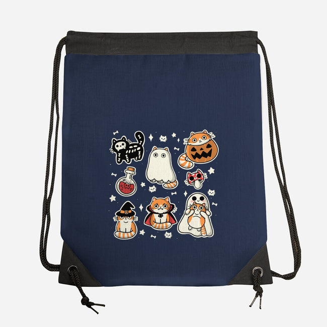 Meow Halloween-None-Drawstring-Bag-Freecheese