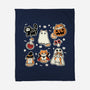 Meow Halloween-None-Fleece-Blanket-Freecheese