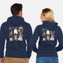 Meow Halloween-Unisex-Zip-Up-Sweatshirt-Freecheese