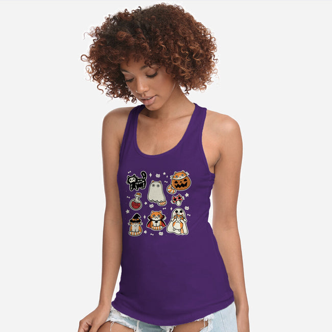 Meow Halloween-Womens-Racerback-Tank-Freecheese