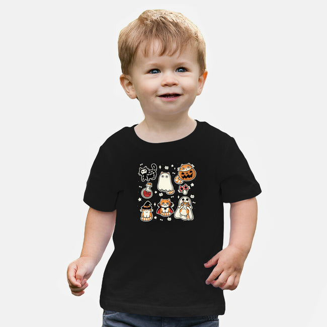 Meow Halloween-Baby-Basic-Tee-Freecheese