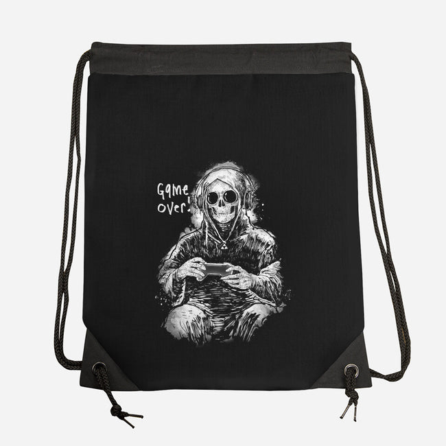 Game Over Reaper-None-Drawstring-Bag-kharmazero