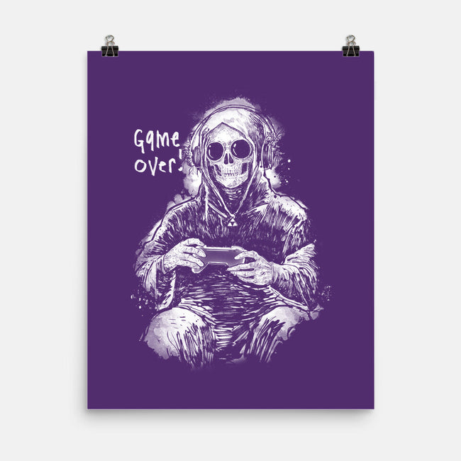 Game Over Reaper-None-Matte-Poster-kharmazero