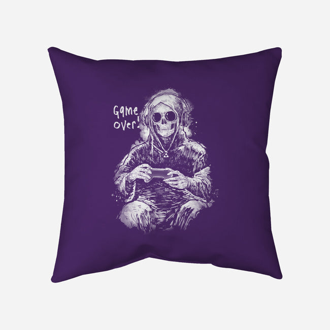 Game Over Reaper-None-Removable Cover w Insert-Throw Pillow-kharmazero