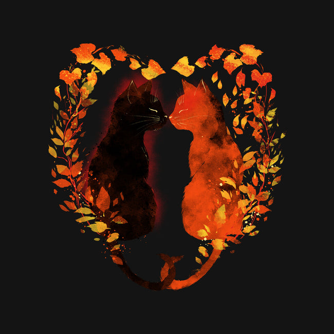 Cats In Fall-Womens-Basic-Tee-kharmazero