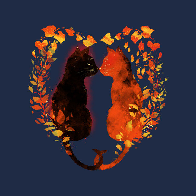 Cats In Fall-Womens-Basic-Tee-kharmazero