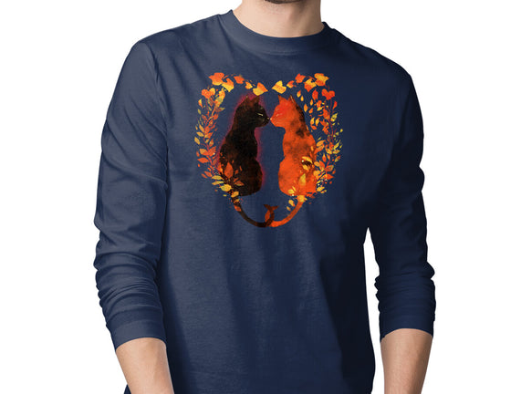 Cats In Fall