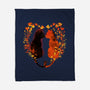 Cats In Fall-None-Fleece-Blanket-kharmazero