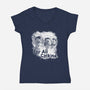 For All Catkind-Womens-V-Neck-Tee-kharmazero