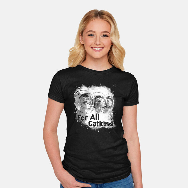 For All Catkind-Womens-Fitted-Tee-kharmazero