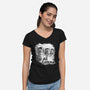 For All Catkind-Womens-V-Neck-Tee-kharmazero