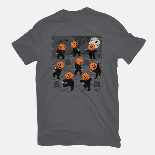 Halloween Dance-Mens-Basic-Tee-pigboom