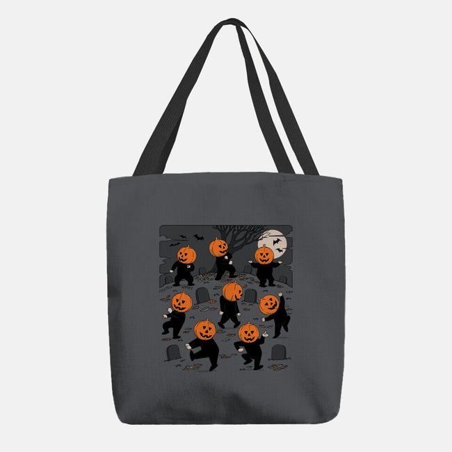 Halloween Dance-None-Basic Tote-Bag-pigboom