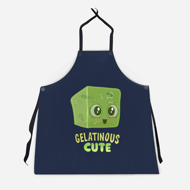 Gelatinous Cute-Unisex-Kitchen-Apron-queenmob