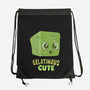 Gelatinous Cute-None-Drawstring-Bag-queenmob