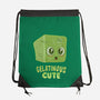 Gelatinous Cute-None-Drawstring-Bag-queenmob