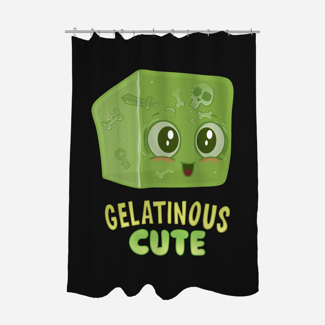 Gelatinous Cute-None-Polyester-Shower Curtain-queenmob