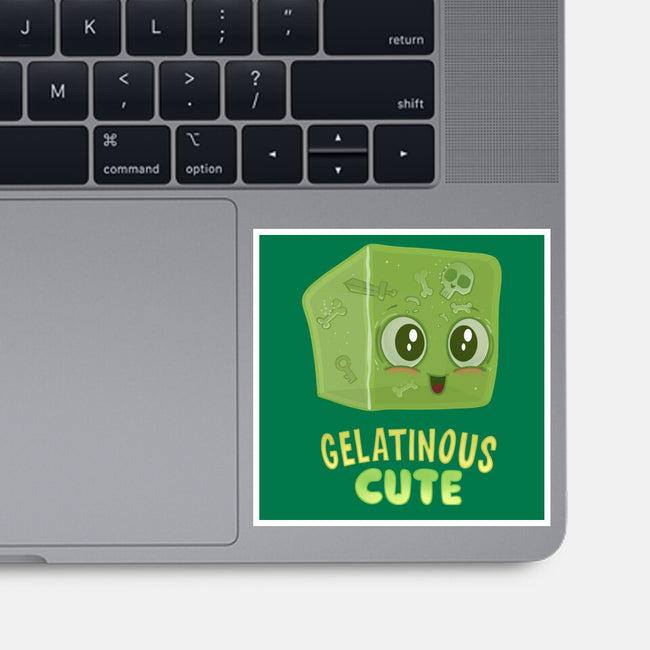 Gelatinous Cute-None-Glossy-Sticker-queenmob