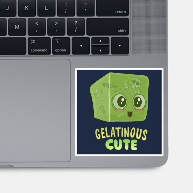 Gelatinous Cute-None-Glossy-Sticker-queenmob