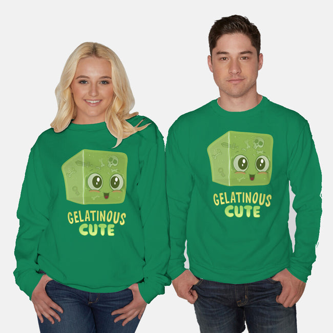 Gelatinous Cute-Unisex-Crew Neck-Sweatshirt-queenmob