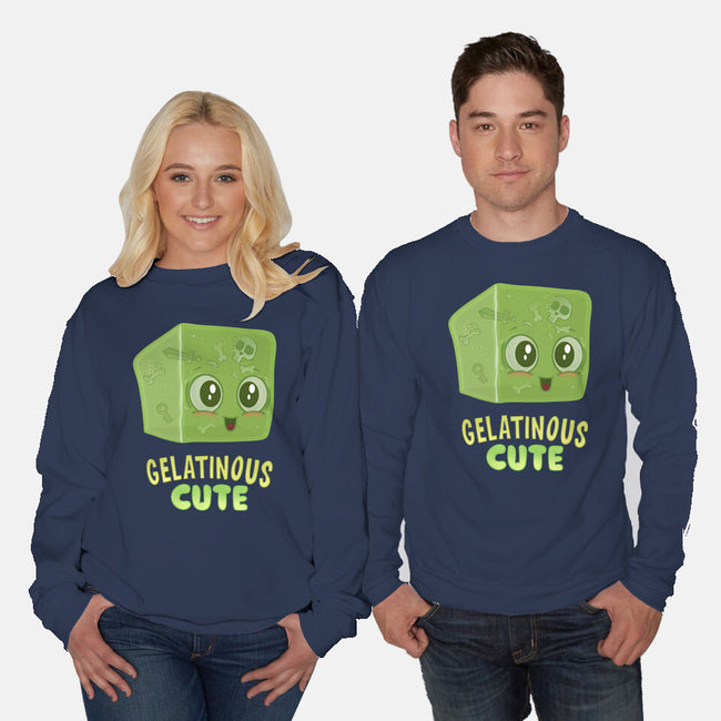Gelatinous Cute-Unisex-Crew Neck-Sweatshirt-queenmob