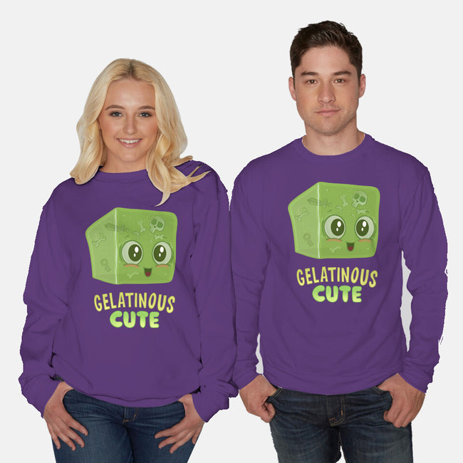 Gelatinous Cute-Unisex-Crew Neck-Sweatshirt-queenmob