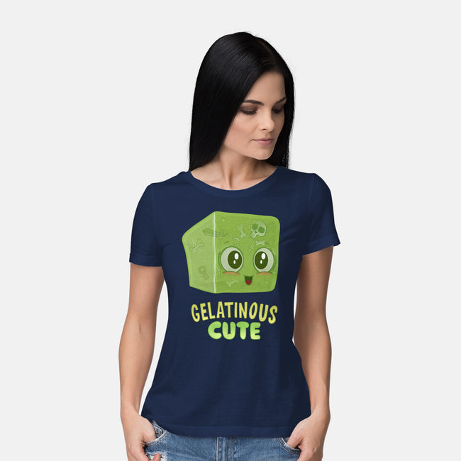 Gelatinous Cute-Womens-Basic-Tee-queenmob