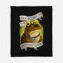 All Glory To The Hypnotoad-None-Fleece-Blanket-ChristaDoodles