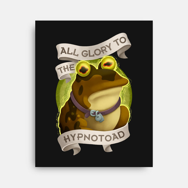 All Glory To The Hypnotoad-None-Stretched-Canvas-ChristaDoodles