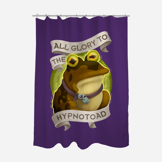 All Glory To The Hypnotoad-None-Polyester-Shower Curtain-ChristaDoodles