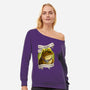 All Glory To The Hypnotoad-Womens-Off Shoulder-Sweatshirt-ChristaDoodles