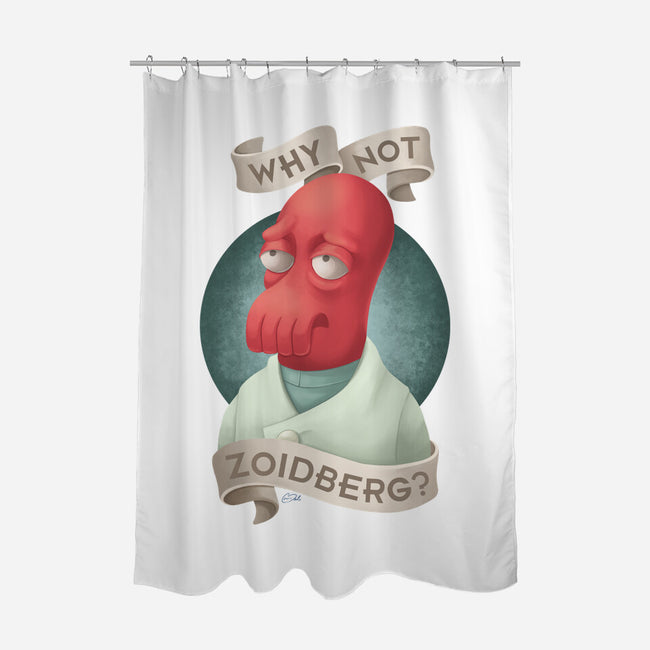 Why Not Zoidberg-None-Polyester-Shower Curtain-ChristaDoodles