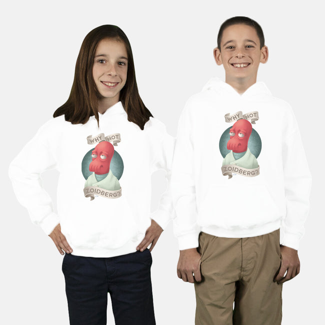 Why Not Zoidberg-Youth-Pullover-Sweatshirt-ChristaDoodles