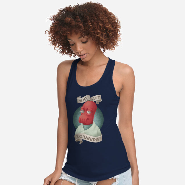 Why Not Zoidberg-Womens-Racerback-Tank-ChristaDoodles