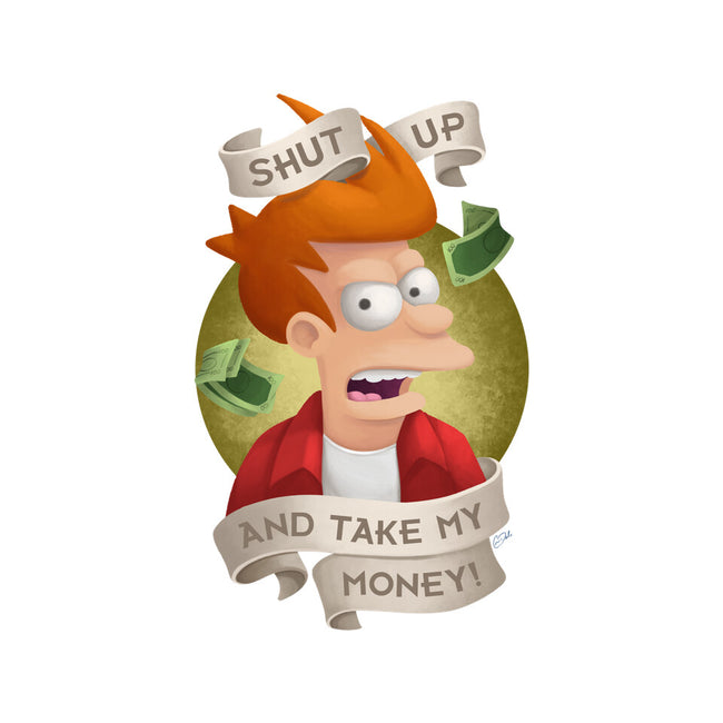 Shut Up And Take My Money-None-Stretched-Canvas-ChristaDoodles