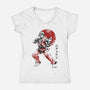 Masters Ken Sumi-Womens-V-Neck-Tee-Astrobot Invention