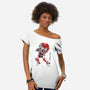 Masters Ken Sumi-Womens-Off Shoulder-Tee-Astrobot Invention