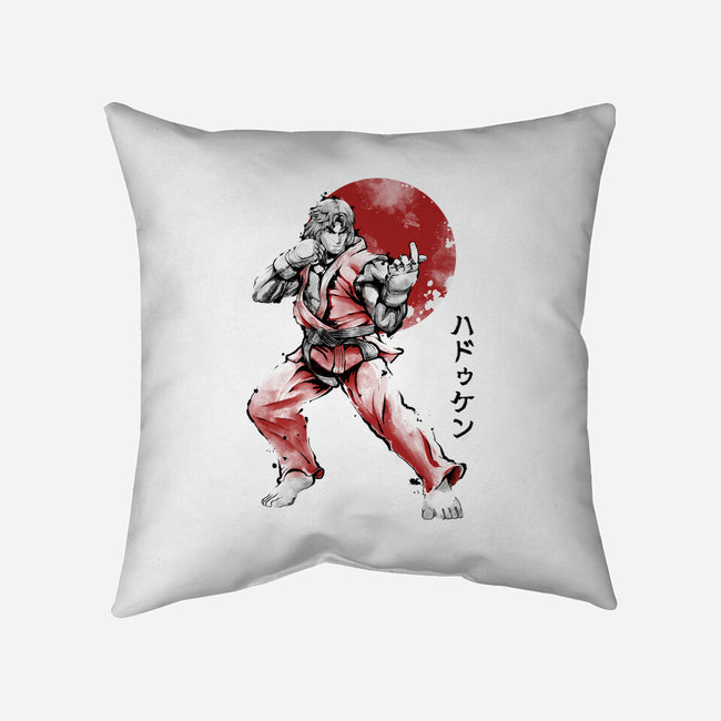 Masters Ken Sumi-None-Removable Cover w Insert-Throw Pillow-Astrobot Invention