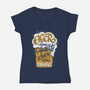 Beer Triplica-Womens-V-Neck-Tee-tobefonseca