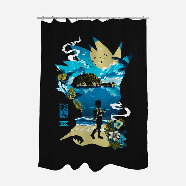 Hunter Funk-None-Polyester-Shower Curtain-Arinesart