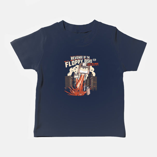 Revenge Of The Floppy Disks-Baby-Basic-Tee-NerdShizzle