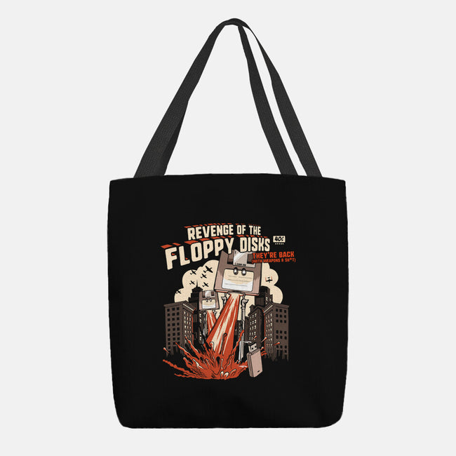 Revenge Of The Floppy Disks-None-Basic Tote-Bag-NerdShizzle