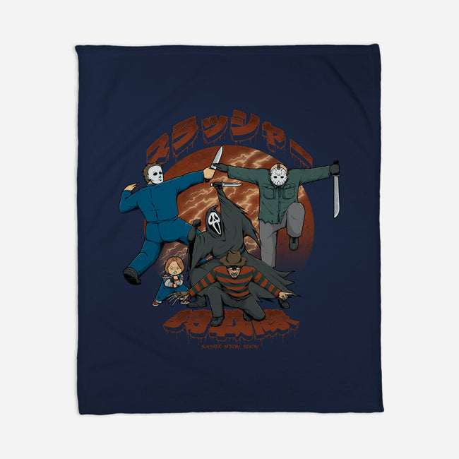 Slasher Force-None-Fleece-Blanket-pigboom