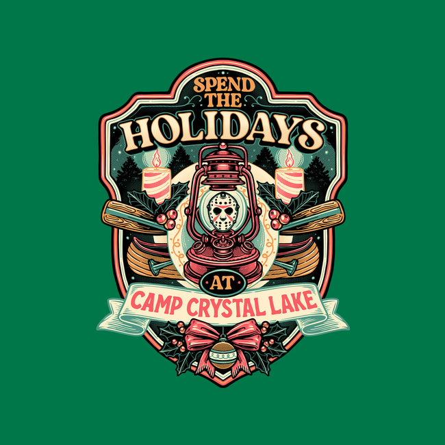 Holiday Camp-None-Fleece-Blanket-glitchygorilla